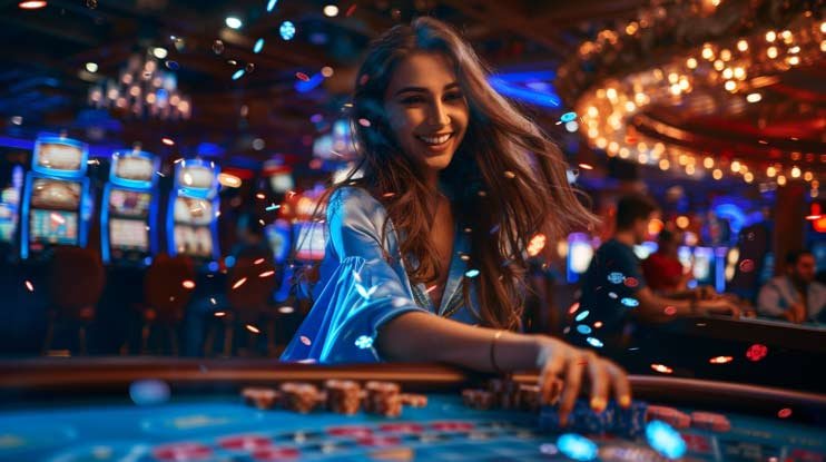 Pengguna membaca syarat promosi digital